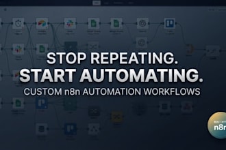 build custom n8n automation workflows to eliminate repetitive tasks
