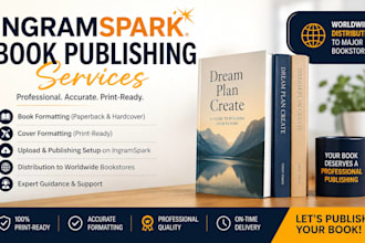 professionally format and publish your book on KDP and ingramspark