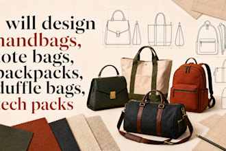 design handbags, tote bags, backpacks, duffle bags, tech packs