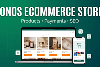 build ionos ecommerce online store website design