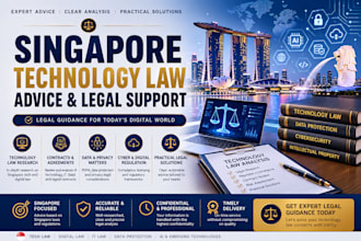 provide singapore technology law advice and legal support