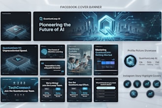 design a professional social media kit and profile branding