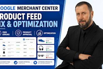 optimize google merchant center product feed, fix error and get product approve