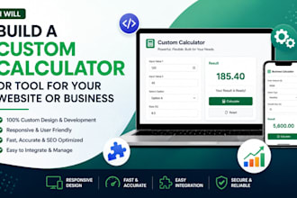 build a custom calculator or tool for your website or business