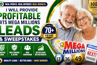 find profitable sweep leads and mega million lead generation