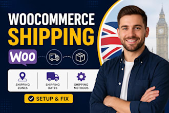 setup and fix woocommerce shipping rates and shipping methods