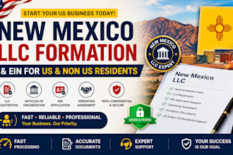 register your new mexico llc and get ein for US and non US residents
