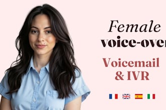 record your IVR voice over