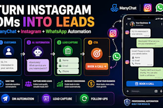 manychat instagram whatsapp automation for lead generation