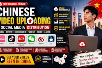 upload videos to bilibili douyin xiaohongshu and chinese social media channels