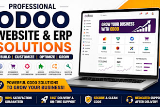 be your odoo expert,ecommerce erp customization,odoo website design