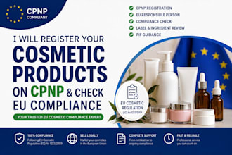 register your cosmetic products on cpnp and check eu compliance