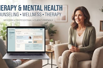 design mental health therapy counseling website therapists