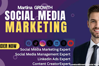 be your social media marketing manager and content creator