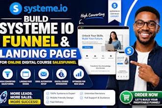build systeme io salesfunnel systeme io landing page for online digital course