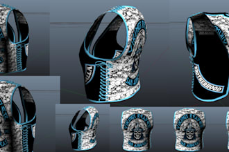 create fivem custom clothing mc vest biker kuttes gang vest