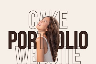 do cake promotion design for you