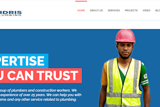 design plumbing website, handyman, emergency plumber website, seo, plumber leads