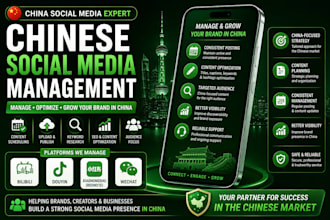 manage chinese social media on bilibili douyin xiaohongshu and wechat marketing