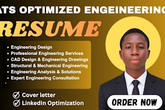 create an ats engineering resume CV and cover letter
