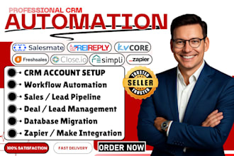 salesmate freshsales automation close resimpli rei reply kvcore crm integration