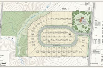 design survey maps including topographic, site plans and subdivision layouts