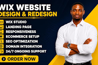 wix website redesign, luxury wix website, wix website design wix booking wix seo