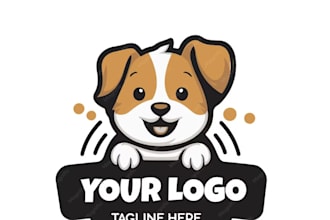 design animal pet dog and cat logo