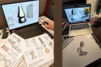 do product design 3d cad modeling and rendering 3d cad design technical drawing