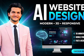 create a 3d business website