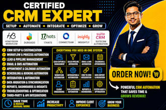 setup honeybook workflow dubsado 17hats connecteam insightly suitecrm automation