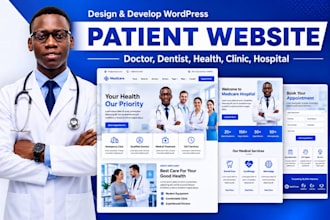 design and build a professional wordpress patient healthcare website