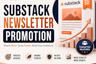 promote your substack newsletter for organic audience growth