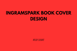 design a professional ingramspark book cover