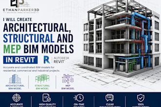 create architectural, structural and mep bim models in revit