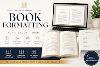format your book for KDP and print