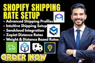 setup shopify shipping rate smart shipx shipzip easyship sendcloud intuitive ph