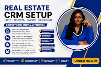 real estate CRM setup, lofty, kvcore, gohighlevel