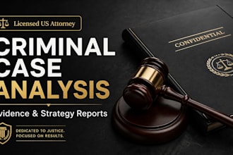 draft an in depth criminal case analysis report as a US attorney