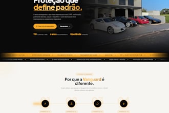 build a professional car detailing automotive, website