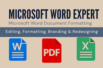 ms word templates design, branding, typesetting, letterheads