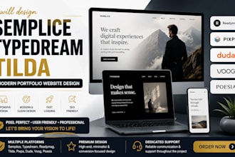 build semplice typedream readymag portfolio tilda website pixpa duda poesia voog