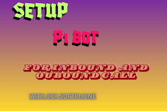 setup p1 bot and configure 3cx for inbound and outbound