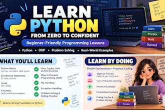 teach you python programming from beginner to intermediate
