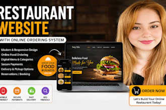 build restaurant website with online ordering system