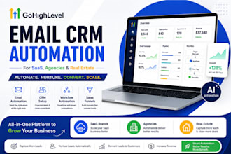 do gohighlevel email marketing CRM automation for saas, realtors and coaches