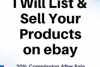 list and sell your products on ebay with SEO