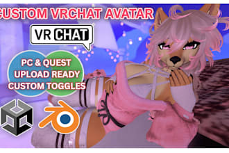 create fursona furry vrchat avatar 3danthro furry avatar custom vtuber model vrc