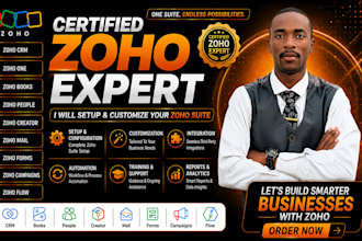 build zoho crm setup zoho campaigns zoho books zoho salesiq zoho desk zoho form