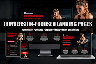 design a conversion focused wordpress landing page